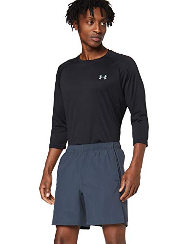 Under Armour Speed Stride 7in Woven Short Pantalones Cortos Deportivos, Hombre, Negro (Stealth Gray), XL