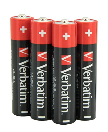 Verbatim 323095 - Pack de 4 Pilas AAA (1.5V)