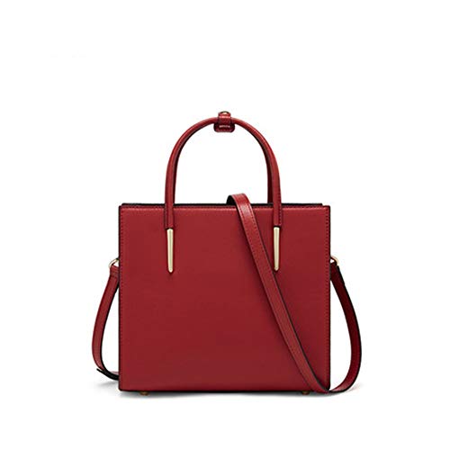 Vobajf-BB Bolsas Cruzada Cuerpo Bolsa de Hombro Femenino del Mensajero del Bolso de la Boda Bolsa Salvaje Bolsas Pequeño Bolso Bolsos de Hombro Informal (Color : Red, Size : 20x23x11cm)