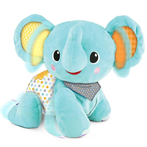 VTech- Elefante Gateos Peluche, Color azul (80-533222)