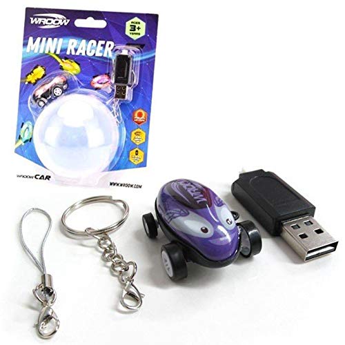 WROOW Minicoches De Carreras Microcoches con Luz Led. Minicoches De Alta Velocidad con Llavero. Ideas De Regalos para Niños.