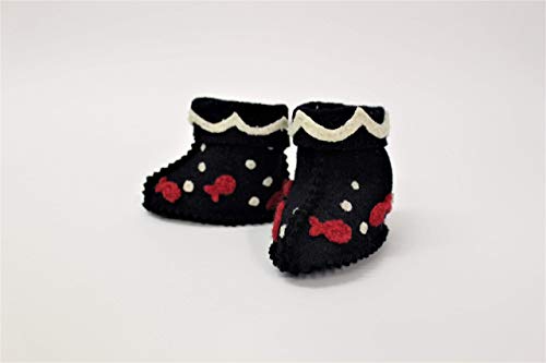 Zapatos recién nacidos, Zapatitos, Zapatillas, Patucos, Calcetines, Lana, Caliente, Suave Bebé, 1-10 meses, Niña, Niño Unisex, Azul, Rojo, Blanco, Pescado, Fabricado En Italia, Hecho a Mano, Handmade