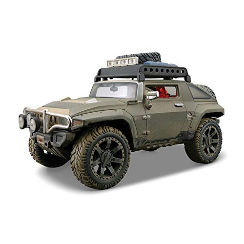 ZCLY 1:18 para Hummer HX Barro Todoterreno Coche De Aleación Retro Modelo De Coche Decoración De Coche Colección Niños Niñas Adultos Regalo Modelo de Auto (Color : 1)