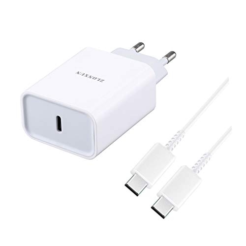 ZLONXUN USB C Cargador rapido con Cable USB C 1m Compatible con iPad Pro 11 Pulgada, iPad Pro 12.9 Inch 3ra/4ta Gen, Google Pixel 3a 4 XL 4a 5
