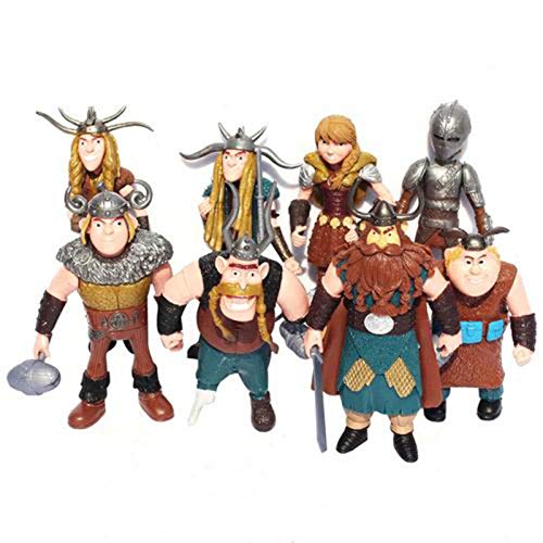 8 Piezas Cómo Entrenar A Tu Dragón 2 Modelo De Personaje De Anime, 8 Estilos Night Fury Sin Dientes PVC Figura De Acción Juguetes Dibujos Animados Personaje De Anime Figura Decoración Ornamento