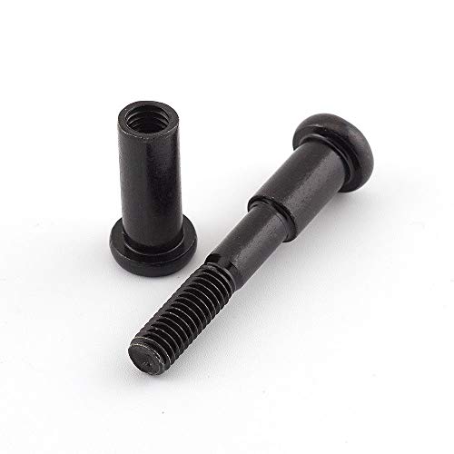 aibiku Conexión Común Tornillo, con Amortiguador de Goma para Xiaomi Mijia M365 Scooter Eléctrico Tornillo Plegable Lugar Tornillo Piezas (Negro)