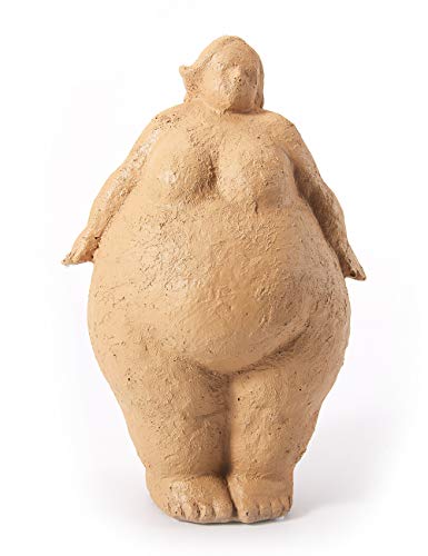 Amoy-Art Figurillas Decorativas Yoga Estatuilla Mujer para el Hogar Regalos Souvenirs Giftbox Resina 27cmH