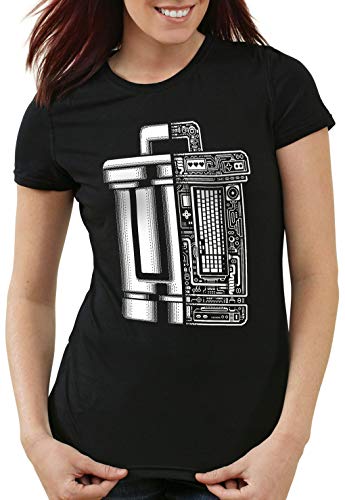 A.N.T. Papelera de Reciclaje Trash Camiseta para Mujer T-Shirt informática Programa, Talla:L