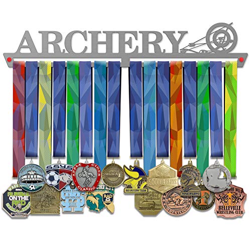 Archery Medal Hanger Display | Sports Medal Hangers | Stainless Steel Medal Display | by VictoryHangers - The Best Gift For Champions !