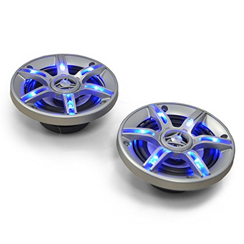 Auna Altavoces de Coche CS-LED5-13cm,600W,Efecto Luminoso