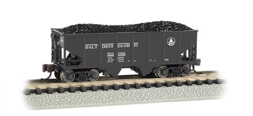 Bachmann Industries USRA 55 toneladas 2-Bay Hopper B y O Tren Coche, Escala N