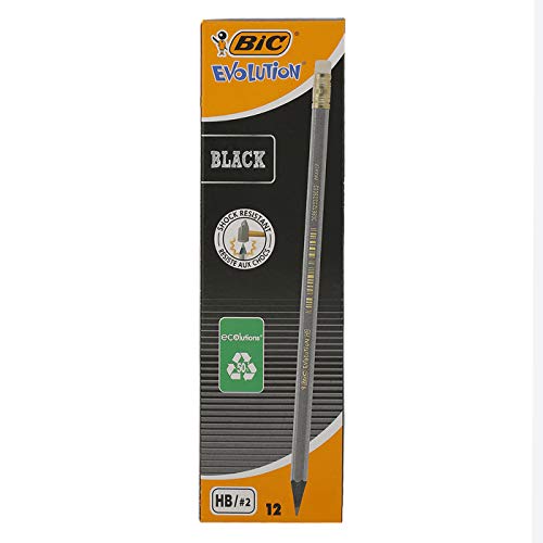 BIC Evolution Black - Caja de 12 unidades