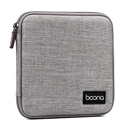 Bolsa de cosméticos de viaje nuevo paquete de CD placa de coche DVD caja de almacenamiento CD bolsa de niños educación temprana PS4 Biz CD bolsa de almacenamiento LINABIND, Gray (Gris) - A05