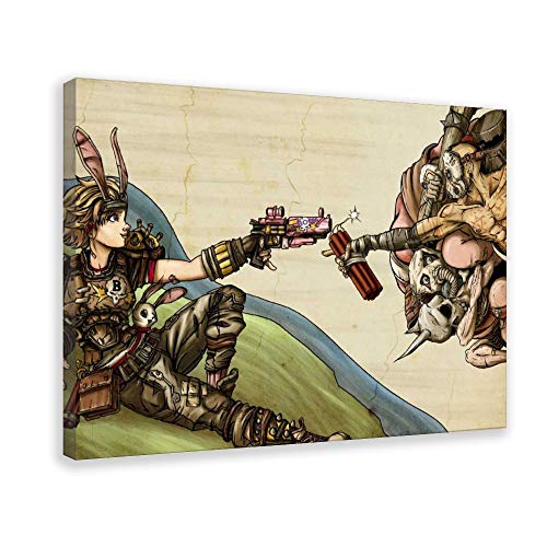 Borderlands 3 Fanart - Lienzo decorativo para pared (60 x 90 cm)