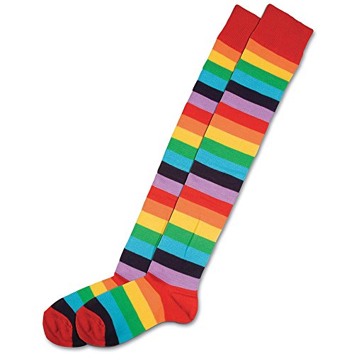 Bristol Novelty- Clown Calcetines de Payaso, Multicolor (BA 1131)