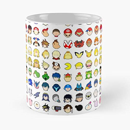 Bros Super Ultimate Smash Rainbow Ssbu Best - Taza de café (350 ml), diseño de Nespresso