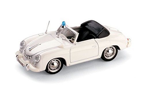 Brumm BM0198D Porsche 356 CABRIOLET Polizia SVIZZERA 1952 1:43 Die Cast Model Compatible con