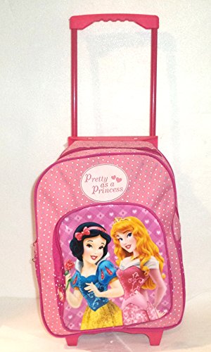 Cartera/Carro de Princesas Disney"Pretty as a Princess". Co n 2 cremalleras. Medidas: 29x43/68x20 cms. aprox.