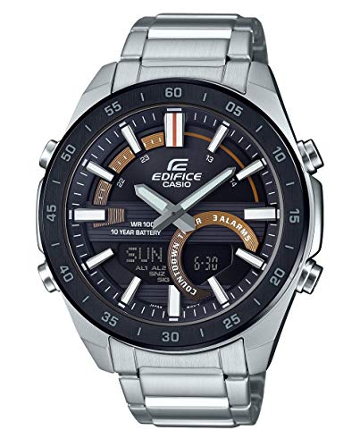 Casio Reloj para Hombre de Cuarzo con Correa en Acero Inoxidable ERA-120DB-1BVEF