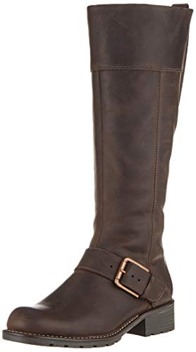 Clarks Orinoco Jazz, Botas Estilo Motero Mujer, Marrón (Dark Brown Lea Dark Brown Lea), 38 EU