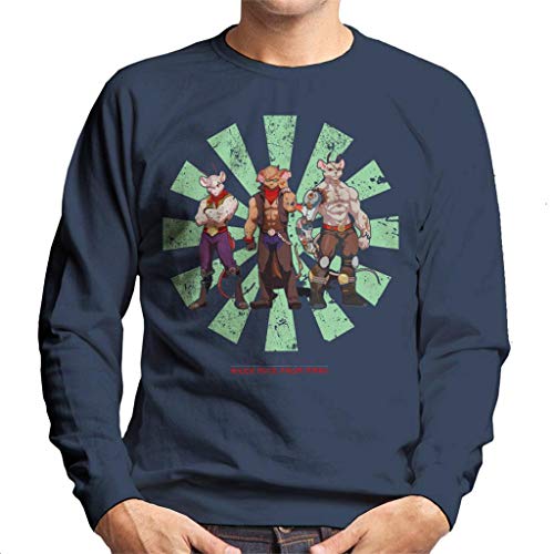 Cloud City 7 Biker Mice from Mars Retro Japanese Men's Sweatshirt