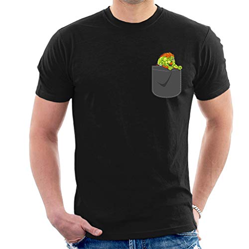 Cloud City 7 Blanka Pocket Print Street Fighter Men's T-Shirt