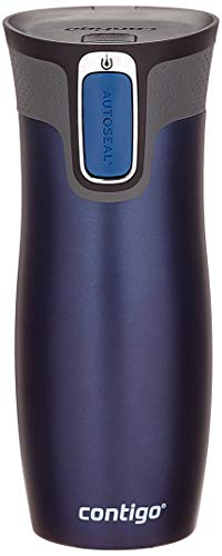 Contigo - West Loop Vaso Térmico, color azul mónaco mate, 470 ml