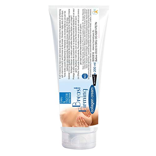 Crema Reafirmantes de Senos - La más Efectiva con Colàgeno Nativo y Elastina 200 ml - Tersura y Firmeza de la piel Crema Busto y Escote