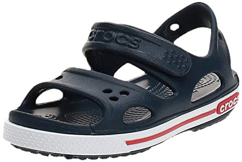 Crocs Crocband II Sandal PS K, Sandalias Unisex Niños, Azul Marino / Blanco (Navy/White), 23/24 EU