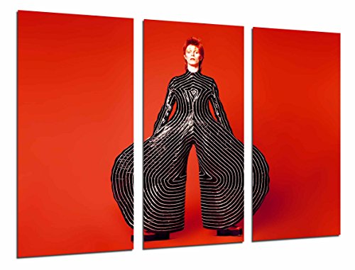 Cuadro Fotográfico David Bowie, Pantalones Famosos, Rojo Tamaño total: 97 x 62 cm XXL