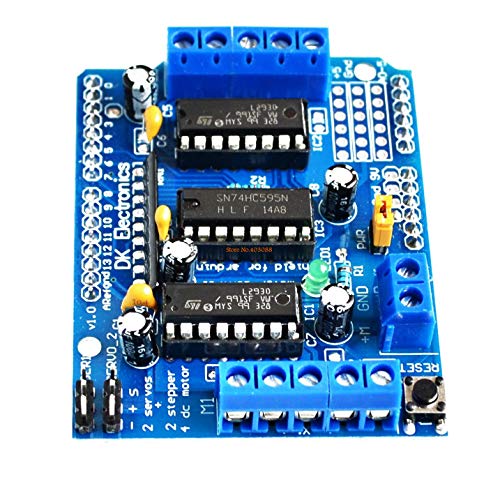 Descuento grande 10pcs / lot Motor Drive Shield L293D para Duemilanove Mega/UNO`` Dropshipping