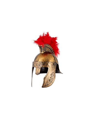 DISBACANAL Casco de Soldado Espartano - Oro, Unica