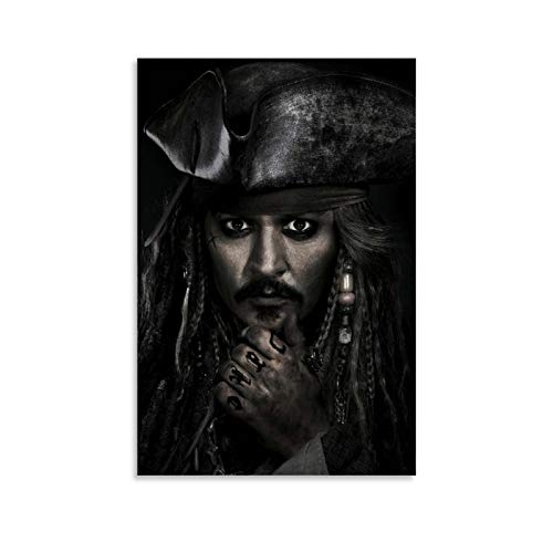 DRAGON VINES Póster de piratas del Caribe Jack Henry e impresiones en lienzo, decoración de villa 50 x 75 cm