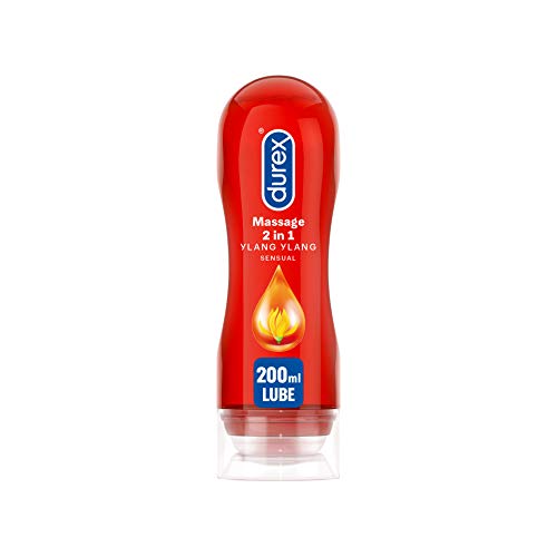 Durex Play Massage 2 en 1 Lubricante - 200 ml, Sensual (versión inglesa)