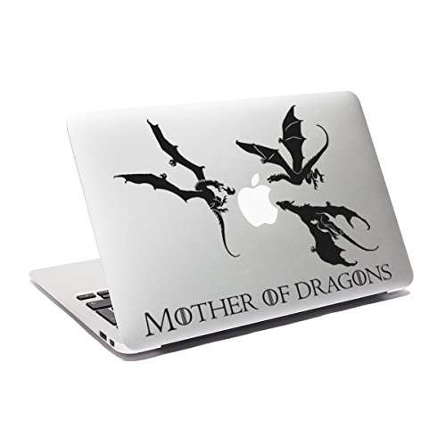 Ericraft Mother of dragons madre de dragones Got adhesivo decorativo para portátil skin para ordenador portátil vinilo adhesivo de coche egatina o sticker para portátil. Vinilo para portátiles