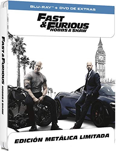 Fast & Furious: Hobbs & Shaw - Edición especial metal (BD + DVD Extras) [Blu-ray]