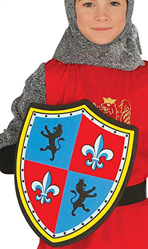 FIESTAS GUIRCA S.L.- Escudo Medieval Infantil Foam 35x30 cm, Color Unico (18721)