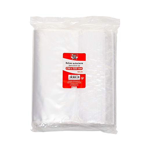 Fixo Pack 50063500－Pack de 100 bolsas autocierre, 250 x 350 mm