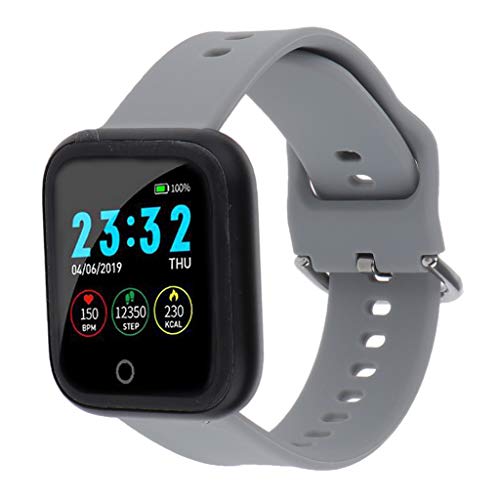 freneci Smart Watch Pulsera Rastreador de Actividad Smartwatch Tomar Foto para Android iOS - Gris