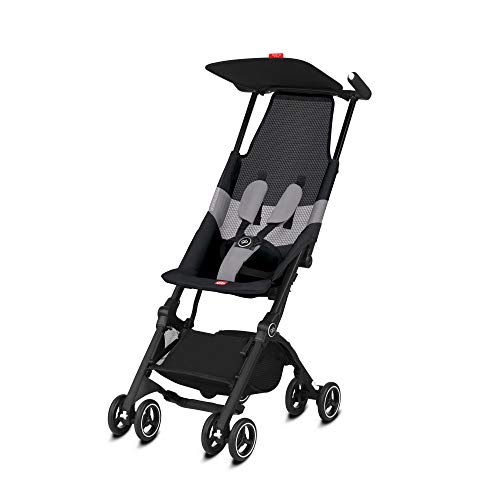 Gb Gold Pockit Air All Terrain - Silla de Paseo, Compacta, de 6 Meses a 4 años, 22 kg, Velvet Black