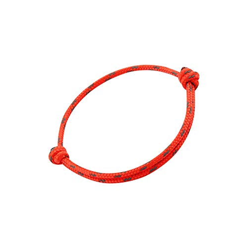 GLANZWEAR® Pulsera de Surfista Reflect Hombres Mujeres Pulsera de Cuerda Nudo de Nailon Pulsera de surfistas Pulseras de la Amistad de Pareja para Mujeres Hombres Paracord