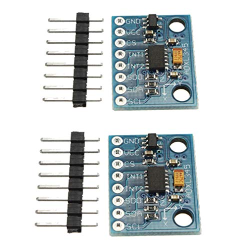 HiLetgo 2pcs ADXL345 3-Axis Digital Acceleration of Gravity Tilt Module GY-291 IIC/SPI Transmission for Arduino