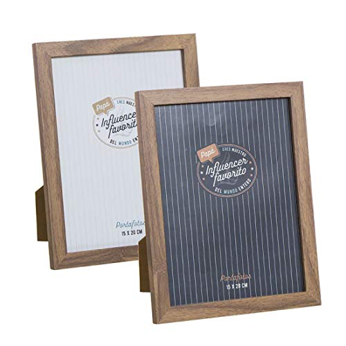 Home Gadgets Marco de Fotos x2 Colores Papa Influencer 15x20 cm