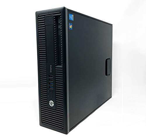 HP ProDesk 600 G1 SFF - Ordenador de sobremesa (Intel Core I5-4570 3.2 GHz, 8GB de RAM, Disco HDD 500GB, Lector DVD, Windows 10 Pro) Negro (Reacondicionado)