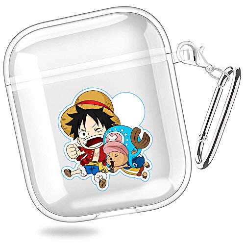 huijiameikeji Tony Tony Chopper Monkey d Luffy Roronoa Zoro Nami One Piece Pirate Warriors Transparent Shell Case Cover For Funda AirPods 1/2 XTBD-763