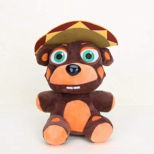 JMHomeDecor 25Cm FNAF Five Nights At Freddy S Peluches Freddy Fazbears Pizzeria Simulator Ver El Chip Lefty Rockstar Foxy Doll Kids Toy-2