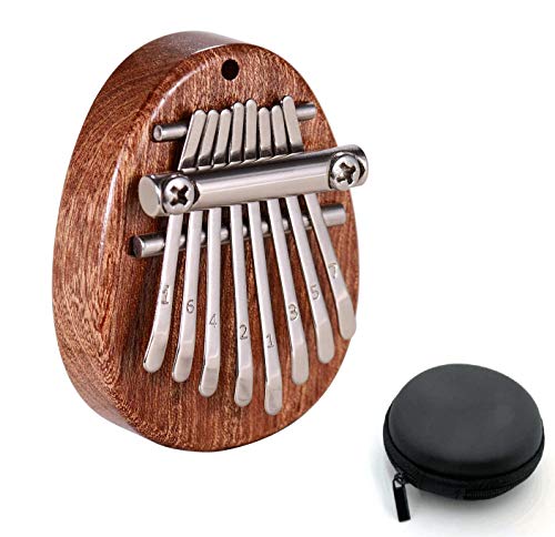 Kalimba 8 Teclas,Kalimba de Madera Gecko,Kalimba de Madera Profesional,Marimba de Madera,Mbira,Dedo Pulgar Piano,Teclas Kalimba,Piano de Pulgar,Piano Instrument