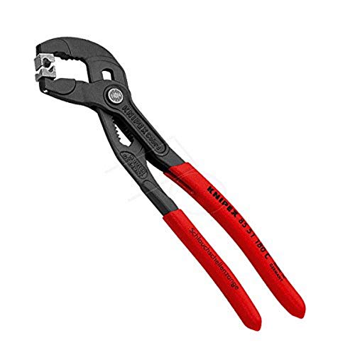 KNIPEX Alicate para abrazaderas Click (180 mm) 85 51 180 C SB (cartulina autoservicio/blíster)