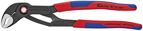 KNIPEX Cobra QuickSet Tenaza para bombas de agua (250 mm) 87 22 250 SB (cartulina autoservicio/blíster)