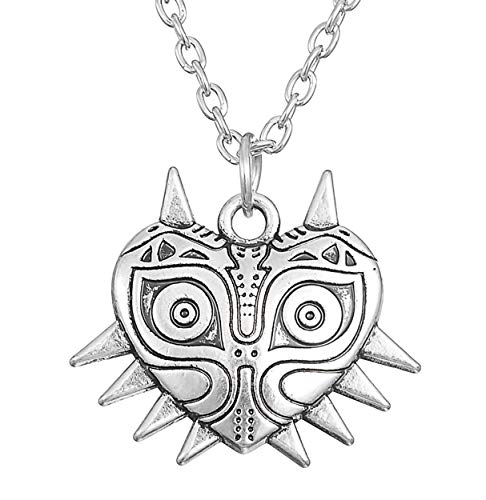 Legend of Zelda Majora's Mask - Collar con colgante de juego de acción para hombres y mujeres